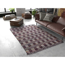 Tapis intérieur multicolore rectangulaire ethnique RECRAFT