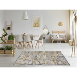 Tapis intérieur multicolore rectangulaire vintage SPRINGS