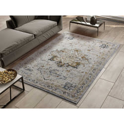 Tapis intérieur multicolore rectangulaire vintage SPRINGS