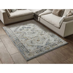 Tapis intérieur multicolore rectangulaire vintage SPRINGS