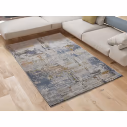 Tapis intérieur multicolore rectangulaire abstrait SPRINGS