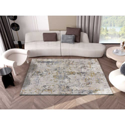 Tapis intérieur multicolore rectangulaire abstrait SPRINGS