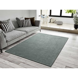 Tapis intérieur vert rectangulaire uni HARRIS
