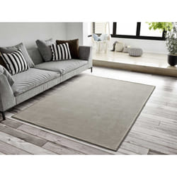 Tapis intérieur blanc rectangulaire uni HARRIS