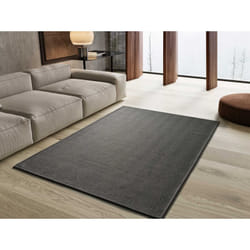 Tapis intérieur anthracite rectangulaire uni ESPIGA