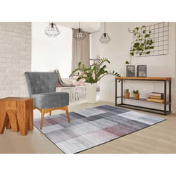 Tapis intérieur gris rectangulaire géométrique CLASS