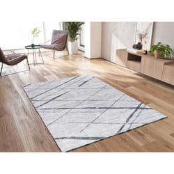 Tapis intérieur gris rectangulaire ethnique CLASS