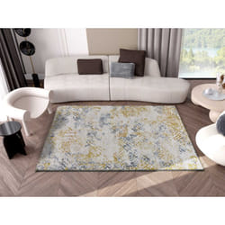 Tapis intérieur multicolore rectangulaire vintage KILIS