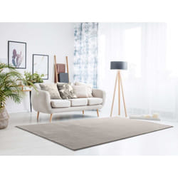 Tapis intérieur lavable antidérapant pierre rectangulaire uni LOFT