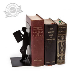 Serre-livres The Reader - BALVI - Métal Noir - Design et discret