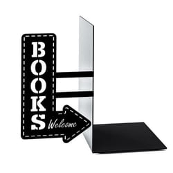 Trendform Bookshop support de livre Noir Métal