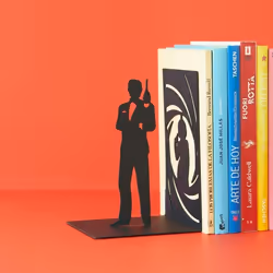 Trendform Secret Agent support de livre Noir Métal