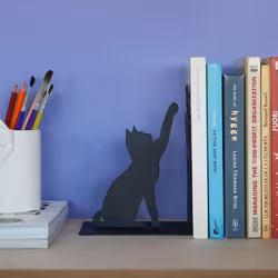 Trendform Fishing Cat support de livre Noir Métal