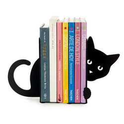 Trendform Hidden Cat support de livre Noir Métal