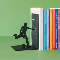 Trendform Goal Kick support de livre Noir Métal