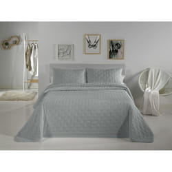 Pierre Cardin - couvre-lit dots pearl grey bed de 135 (3 pieces)