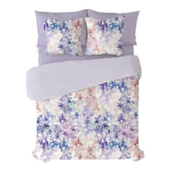 Pierre Cardin - Set de housse de couette sara lit mauve de 90 3 pièces
