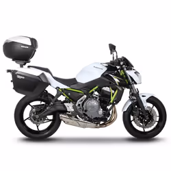 Support valises latérales - SHAD - 3P SYSTEM - Kawasaki Z650 - Noir - Fixation légère et discrète