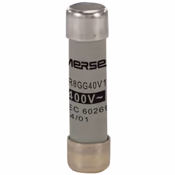 fusible cartouche cylindrique - 8 x 31 - gg - 10a - sans indicateur - 400v - boite de 10 - mersen a214613