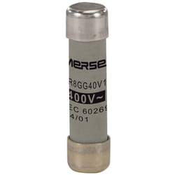 fusible cartouche - 8 x 31 - gg - 2a - 400v - avec indicateur - boite de 10 - mersen b222204