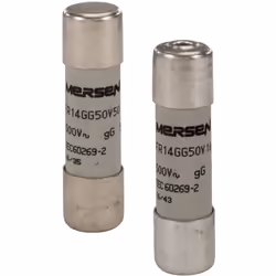 fusible cartouche - 14 x 51 - gg - 4a - 500v - avec percuteur - mersen a l'unité - mersen h212067