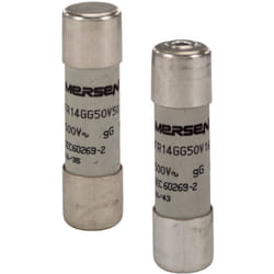 fusible cartouche - 14 x 51 - gg - 40a - 500v - avec percuteur - lot de 1 - mersen p201815