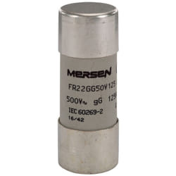 Mersen - fusible cartouche - 22 x 58 - gg - 20a - 690v - sans indicateur - boite de 10 p211038