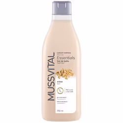 Mussvital Essentials Oat, Gel douche, 750 ml, Adultes, Unisexe, Corps, Hydratant, Adoucissant
