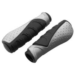 Poignées de vélo confort ergonomique VELO - Gris/noir - Gel D3 - 130mm