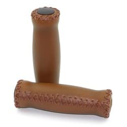 Poignées de vélo Velo Vintage Comfort en silicone - brun - TU