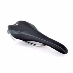 Selle de vélo - VELO - Miles I Ti Rails - Homme - Noir - 270 x 132 mm - 235 g