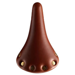 Selle avec ressort cuir + rivet VELO