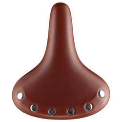 Selle cruiser sans ressort cuir + rivet VELO