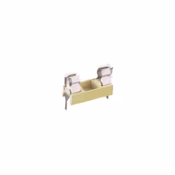 Porte-fusible à pince pour chaque circuit imprimé. Pour les fusibles de 5x20 mm. Contacts en alliage de cuivre. Base thermopl ...