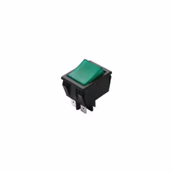 Interrupteur bipolaire. Corps noir clé vert lumineux. Caractéristiques Type interrupteur lumineux Couleur du corps noires Cou ...