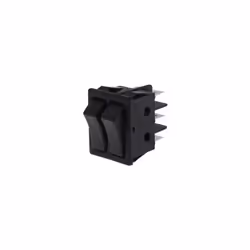 Interrupteur unipolaire à double clé Interrupteurs de type 2 16A/250V Faston Electro DH Couleur Noir 11.410.C/N Caractéristiq ...