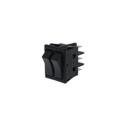 Electro Dh - Interrupteur unipolaire 11.410.C/N à double clé Interrupteurs de type 2 16A/250V Faston Couleur Noir 8430552016778