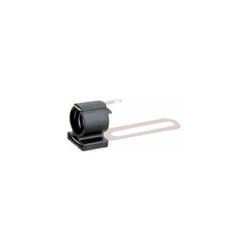 Porte-lampe à vis E-10 Couleur Noir Electro dh Avec bande de fixation. 12.001/N 8430552019618