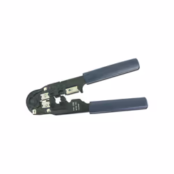 Pince à sertir professionnelle en métal. Pour le sertissage de fiches téléphoniques modulaires. Assure une connexion rapide e ...