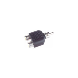 Electro Dh - Adaptateur macho rca vers double rca femelle 13.680 8430552043958