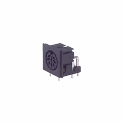 Base de connexion DIN. Pour circuit imprimé. Caractéristiques Nombre de contacts 8 Matériau du corps polyamide