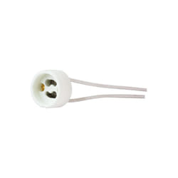 Electro Dh - Support de lampe pour ampoules halogènes GZ10 et GU10 Avec câble en fibre de verre de 15 cm de la marque . 12.080 de la référence