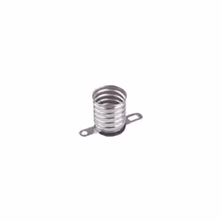 Porte-lampe à vis métallique E-10 Bornes à souder Electro DH 12.018 Caractéristiques : - Support de lampe à vis en métal. - R ...