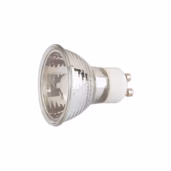 Ampoule halogène. 230V/50W Dichroïque. Gu-10. Pas de transformateur. Directement au réseau. Avec verre de protection. Caracté ...