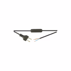 Interrupteur à fil traversant 2 m. 2A/250V Couleur Noir Electro DH 11.576/N Caractéristiques : - Interrupteur de type "Thru" ...