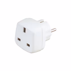 Shucko-Adaptateur de prise anglaise Electro DH. Pour un usage temporaire 36.062 Caractéristiques : - Adaptateur schuko à la p ...