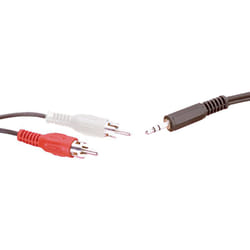 Connexion audio injectée de 2 m Electro Dh 37.220/2/BP 8430552093403