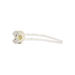 Electro Dh - Support en céramique pour ampoule halogène 12V Avec câble en silicone 15cm . 12.070 8430552095551