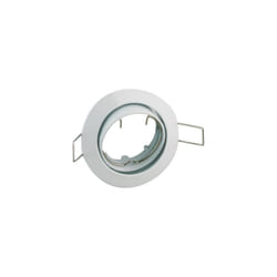 Electro Dh - GU10 Bague de garniture d'ampoule Ronde Blanc 12.672/B/Z/B 8430552105984