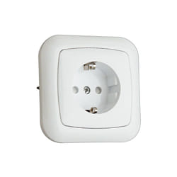 Electro Dh - Base encastrée Schuko.16A/250V 36.530/B, blanc, 8430552107131